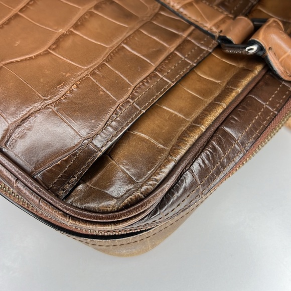 Coach Brown Metro Briefcase Croc
Embossed Leather. - Picture 10 of 16